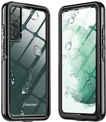 AICase für Galaxy S22 Wasserdicht Hülle,360 Grad Rundum Schutz mit Eingebautem Displayschutz IP68 voll versiegelt wasserfeste handyhülle Outdoor Case für Samsung S22 5g
