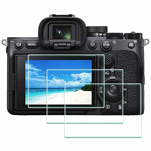 ULBTER Displayschut schutzfolie für Sony Alpha 7 IV A7 IV A7IV A7M4 screen protector folie 9H Härte Gehärtetes Glas [3 Stück]