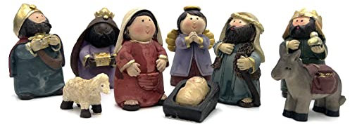 ICE TOYS set personaggi media grandezza per presepe (set presepe)