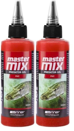 Tandem Baits angelfoder fisklockmedel gel attraktor master mix predator 2-pack 100 ml gädda