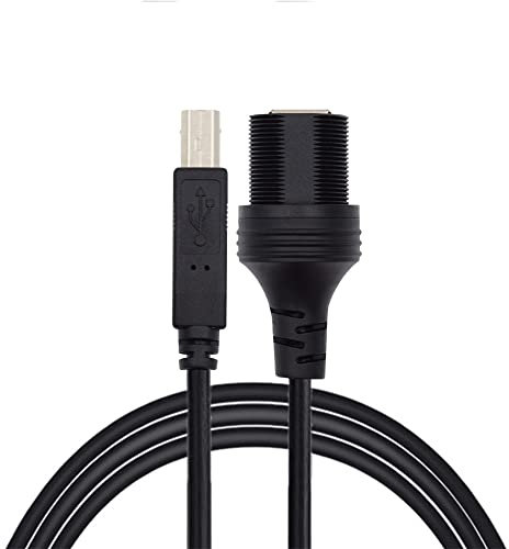 cablecc Câble d'extension étanche à l'eau et à la poussière USB-C USB 3.1 10 Gbps pour tableau de bord