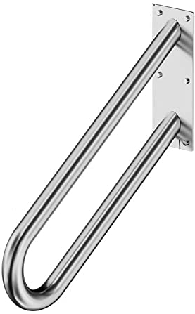 YSUEFIJO Treppengelander Innen, Handlauf Treppe AuBen, Gelander Edelstahl, Wandhandlauf Gelander, U-förmiger Treppenhandlauf Nordische, für Treppenhaus Innen und Außen, Hauseingang