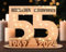 Giftota - 2024 Originelle 55 Geburtstag Geschenk Frauen & Männer - Geldgeschenke Geburtstag 55 mit LED Lichterkette Ständer - Holz-Schild Gästebuch - 55 Geburtstag Deko - Personalisierbares Geschenk