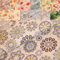 Dekostoffe Bedruckt Meterware - maritimer Stoff, Heimtextilien Blumen, Baumwoll Mischgewebe - Ottomanestoff - Frühlingstoffe *Ab 50cm, Farbe: 025 Mandala türkis