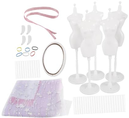 Operitacx 1satz Puppenkleidung Designset Für Mädchen Modedesign Bastelset Mit Bastelmaterial Für Mädchen Für Modegestaltung Und Spielspaß