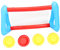 HANABASS Jeu De Volleyball Gonflable pour Piscine Set De avec Filet Et Ballons Activité Aquatique pour Garçon Fille Et Adultes