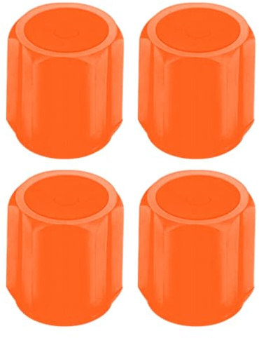 Ventilkappen für Reifen, leuchtet im Dunkeln, Nachtreifen, LED-Ventildichtung, 4 Stück, fluoreszierendes Kappen-Set, helle Luftabdeckung für Fahrräder, Autos, LKWs, Sportwagen, Roller