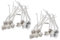 SEBSON GU5.3 / MR16 Fassungen für GU5.3 / MR16 Leuchtmittel 230V, 20er Set, LED und Halogen Lampen geeignet, Fassungen aus Keramik für Einbaustrahler