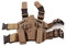HANSTRONG GEAR H Welt EU Taktik Rechts Bein Oberschenkel Holster mit Magazin Taschenlampe Glock 17 19 22 23 31 32 (DE)
