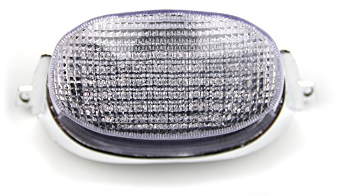 avdb-moto LED-Bremslicht mit integrierten Blinker kompatibel mit Suzuki GSXR SRAD 600, 750, 1100 1996/2000 (Klar)