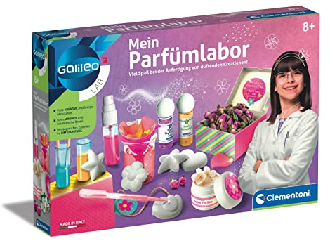 Clementoni Galileo Lab – Mein Parfümlabor, wohlriechende Düfte und Parfüms, spannender Experimentierkasten für Zuhause, Spielzeug für Kinder ab 8 Jahren von Clementoni 59070