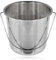 SPARES2GO 12 Litre Stainless Steel Handled Pail Bucket (Silver)