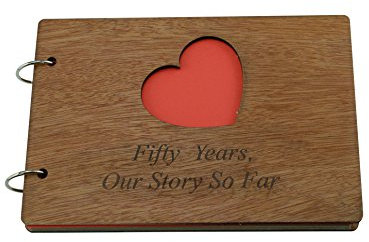 50 Years Our Story So Far – Sammelalbum, Fotoalbum oder Notizbuch, Idee zum 50. Jahrestag
