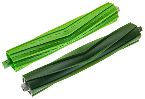 vhbw 2x Brosses compatible avec iRobot Roomba E5, E6, E7, i7, i7 Plus, i7+ aspirateur - brosse principale, set de rouleaux