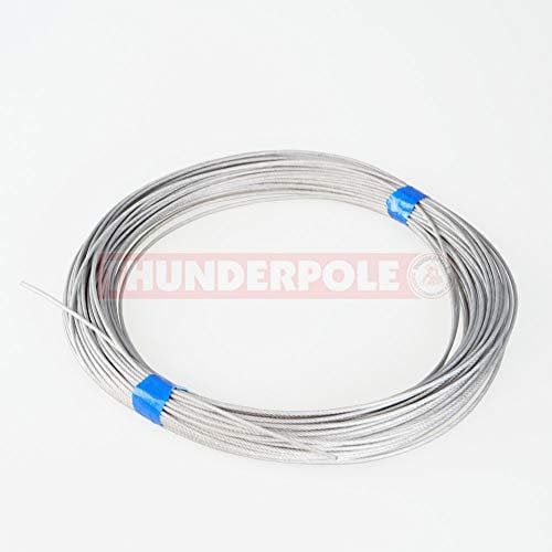Thunderpole Antenna Wire | Ham Amateur Radio Poly-Weave Cable Aerial | 50m