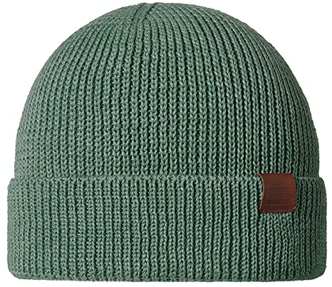 Stöhr Racli Grün - Schlichte vielseitige Beanie, Größe One Size - Farbe Grün