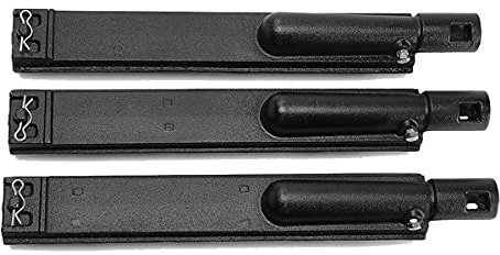 Gusseisen-Grillbrenner-Rohr-Set, Gasgrill-Ersatzteile für Jennair 720-0061, 720-0062, 720-0063, Nexgrill 720-0671, 720-0165, Charbroil Gasgrill-Modelle, 3er-Pack