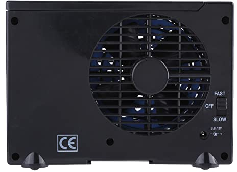 Hyuduo Ventilateur De Climatiseur Ventilateur Portatif De Refroidissement par Eau par Évaporation De Refroidisseur d'air De Maison De Camion De Voiture 12V