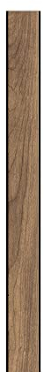 HaakDesign 3D Wandpaneele Nussbaum ABSCHLUSSLEISTE RECHTS Lamellenwand Pluto in Holz Optik Akustikpaneel zur Wandverkleidung leichtes Polystyrol Decor, 2,7x260cm