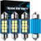 Xnourney 6418 Lampadina Led C5W Lampadina Led 36mm 1.42 Lampadina Led, Super Bright 12V 24V CANBUS Error Free Lampadina Led Per Interior Dome Light Map Targa Luci di Cortesia Luce White 4pcs