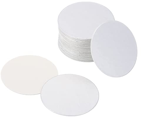 PATIKIL 28mm/1.1 Aluminum Foil Cap Liner, 150 Pack Resistant Tamper Induction Heat Sealer Sealing Liners for PE Plastic Bottle Jar Lid