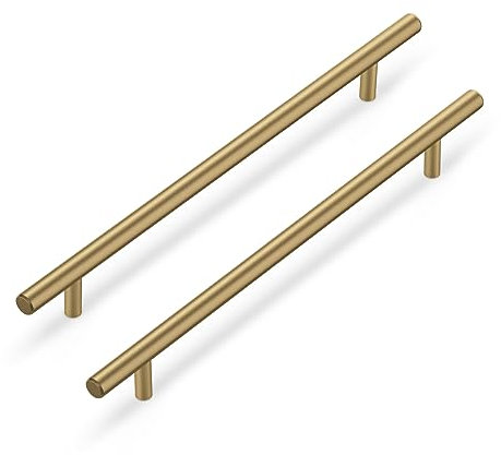 LONTAN 5 Pack Kitchen Cupboard Handles 160mm Drawer Handles Champagne Bronze Kitchen Door Handles Cabinet Handles Stainless Steel Wardrobe Door Handles Bathroom Handles Cupboard Door Handles