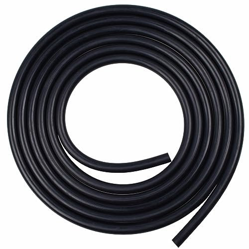 Royitay 3 m Silicone Hose Vacuum Hose ID 1/8 Inch 3 mm Inner Diameter Universal Hose for All Types of Automobiles Description Use of the Vehicle Radiator (Black)