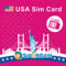 USA Prepaid eSIM-Karte|Unbegrenzte 5G/4G-Daten in den USA (einschließlich Hawaii)+Low-Speed-Daten in Kanada und Mexiko|Unbegrenzte Anrufe und SMS zwischen den USA, CA und MX|Wiederaufladbar (15 Tage)