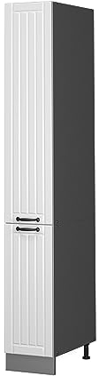 Vicco Apothekerschrank Fame-Line, Medizinschrank für die Küche, Anthrazit/Weiß, 30 cm