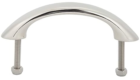 Haltegriff für Boote, 170 Mm, 316 Edelstahl, Marine-Schienen-Haltegriff, Spiegelpoliert, Rostfrei, Marine-Handlauf für Yacht, Wohnmobil, Bus, LKW
