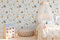 Fchen art Wizard Papier peint cage à oiseaux Papier peint magique bohème à décoller et à coller Dosseret Bohème Carreaux Papier contact pour armoires, tables, meubles Décoration murale 45 x 1000 cm