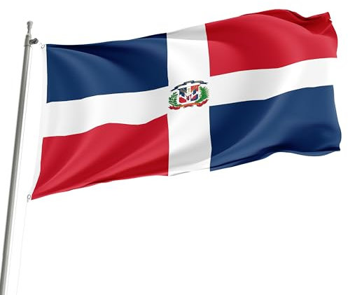 República Dominicana - Bandera de 150 cm x 90 cm
