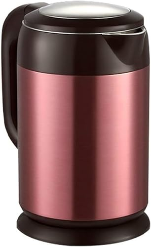 vkeid Original Stainless Steel Double Wall Electric Tea Kettle w/Auto Shut-Off & Boil Dry Protection Water Boiler Present