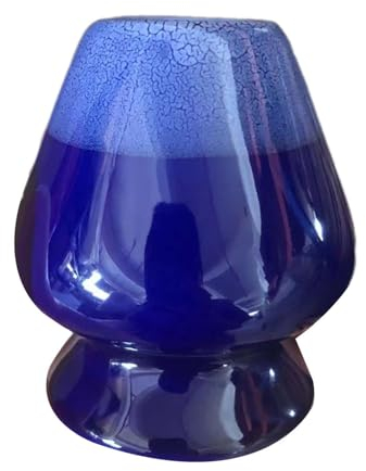 Support de Fouet Matcha, Support Chasen En Porcelaine, Support de Fouet En Céramique Matcha Faites à La Main, Support de Fouet de Cérémonie Du Thé, Accessoires de Cérémonie Thé Matcha Japonais, Bleu