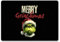 speecheese Merry Grinchmas Weihnachtsmuffel Fußmatte in 35x50 cm ohne Rand Weihnachten böse schaudernd Typ zornig und finster wütend dekorativ und festlich