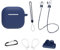 Custodia Protettiva in Silicone per Airpods 4 Gen (2024): AIYAAIYA 8 in 1 set di Accessori per Airpod con Supporto per Apple Watch/Portachiavi/Corda Anti-Smarrimento/Ganci per le Orecchie (Blu)