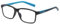 DOOViC Blaulichtfilter Lesebrille 1,5 Herren Schwarz Rechteckig Vollrand Kunststoff Federscharnier Brille mit Sehstärke für Computer/Unisex