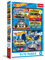 Trefl 2en1: Hot Wheels, Cochecitos-2 x 70 Piezas, Set de Dos puzles para niños a Partir de 4 años, Multicolor, 275x180 Millimeter (34442)
