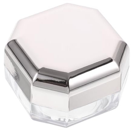 Beavorty Mini Loose Powder Case with Puff Portable Refillable Face Powder Container for Women