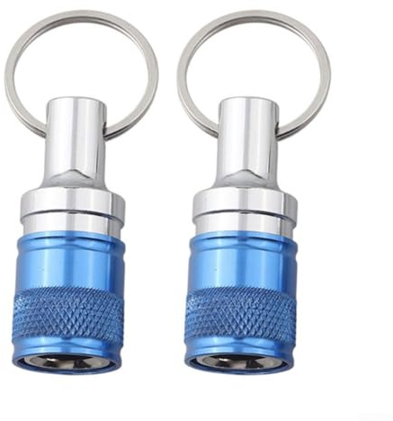 2 Stück SDS-Schaft-Schraubendreher-Bits-Halter, Verlängerungsstange, Bohrer-Aufbewahrung, Schlüsselanhänger, SDS-Schaft, kompatible Aufbewahrung, 2 Stück Schraubendreher-Bithalter mit Verlängerungen
