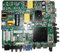 Scheda madre TV WiFi di rete TP.HV530.PB801 4K for TV da 42-55 pollici, scheda madre universale con telecomando