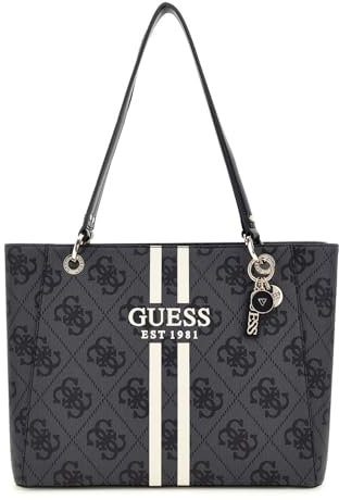 GUESS Noelle II Tote Coal Logo