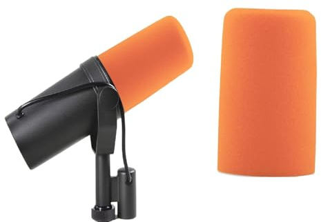 ZHHSUNY SM7B Mikrofon-Windschutz aus Schaumstoff, für Windschutzscheibe, zur Geräuschreduzierung, kompatibel mit Shure SM7B RK345, Waschbar, Mikrofon Schutzhüllen