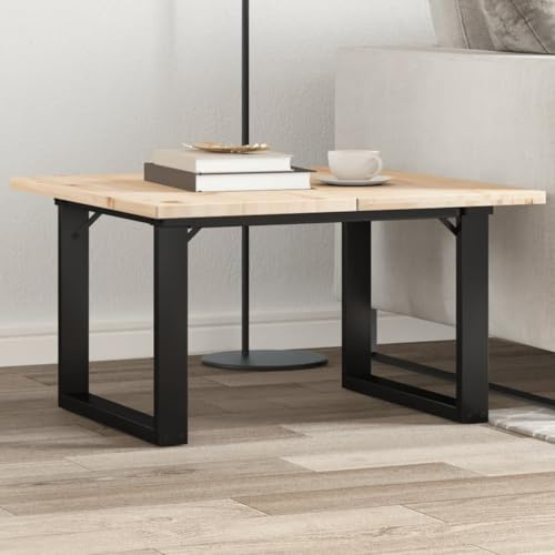VIHHQGC Lot de 4 pieds de table basse de style industriel en acier 60 x 40 x 38 cm avec plaque de montage – Pieds de table robustes pour plaques lourdes, matériau durable revêtu par pulvérisation