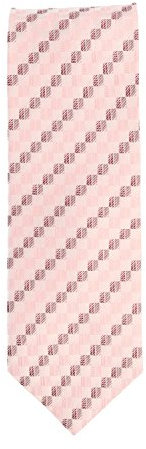 Silk Ties Krawatte Klassisch Seide Rosa Kästchen Seidenkrawatte 8 cm