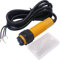 Taiss/M18 Reflexions Lichtschranke E3F-R2N1（NPN NO）2m Induktiver Abstand 10-36V DC Infrarotstrahl Reflexions Lichtschranke Sensor 3 Draht E3F-R2N1