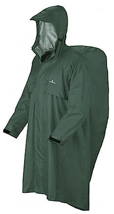Ferrino MANTELLA TREKKER, Mantella Antipioggia Unisex - Adulto, Forest Green , L/XL