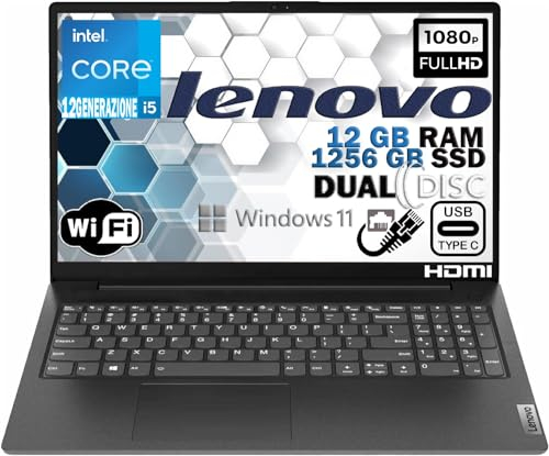 Ordinateur Portable 15,6 Lenovo (AMD A4-9125 , 4 Go de RAM, SSD 250Go, Bluetooth, WiFi, Windows 10 Professional, Clavier QWERTY Italien