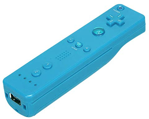Wiimote Télécommande de jeu pour manette Wii Motion Plus intégrée, Home Motion Plus à l'intérieur pour NS SPUS, différentes couleurs, bleu clair