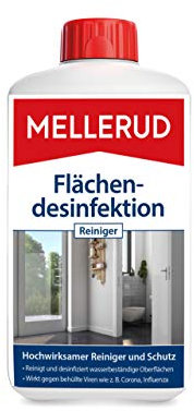 Mellerud Flächendesinfektion Reiniger – Effizientes Mittel zur Reinigung und Desinfektion von Allen Oberflächen im Haushalt – 1 x 1 l